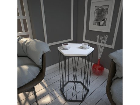 HANAH HOME Pomoćni stočić Cetrus Wood White