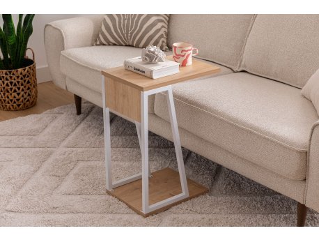 HANAH HOME Pomoćni stočić Lissa White