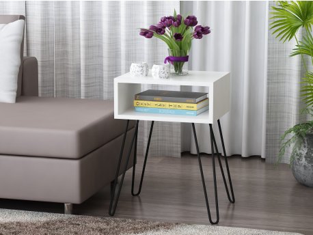 HANAH HOME Pomoćni stočić Tuana White