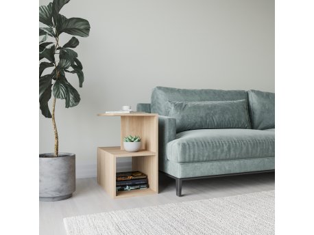 HANAH HOME Pomoćni stočić Larmon Oak
