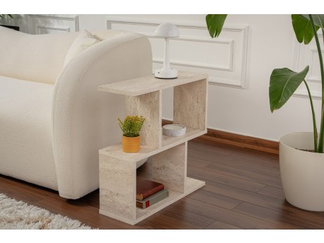 HANAH HOME Pomoćni stočić Life Travertine