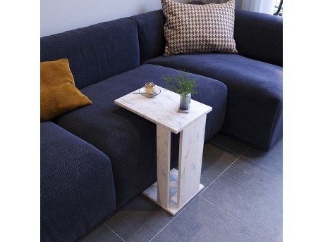 HANAH HOME Pomoćni stočić Pasific C White Black