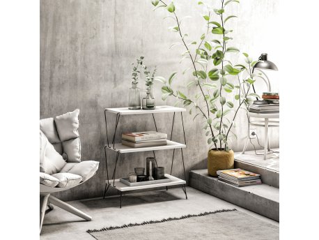 HANAH HOME Pomoćni stočić Lazandos White