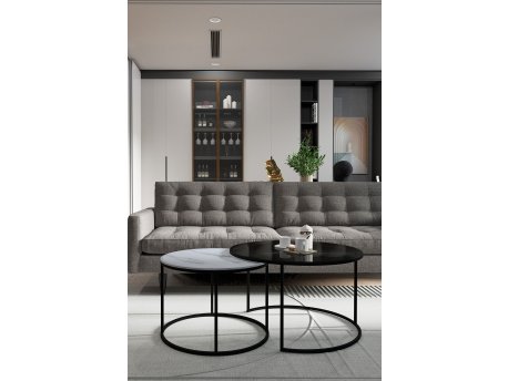 HANAH HOME Sto za dnevnu sobu Kyoto Fume Marble White