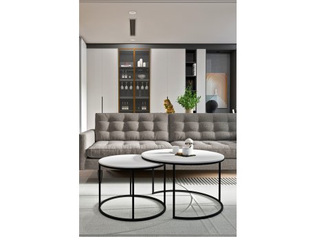 HANAH HOME Sto za dnevnu sobu Kyoto White