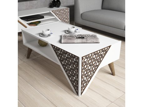HANAH HOME Sto za dnevnu sobu Beril White