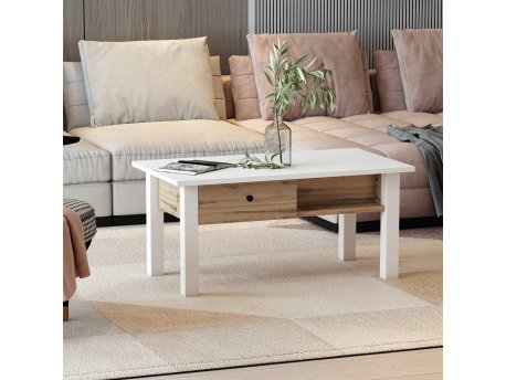 HANAH HOME Sto za dnevnu sobu Lisbon White Ciragan