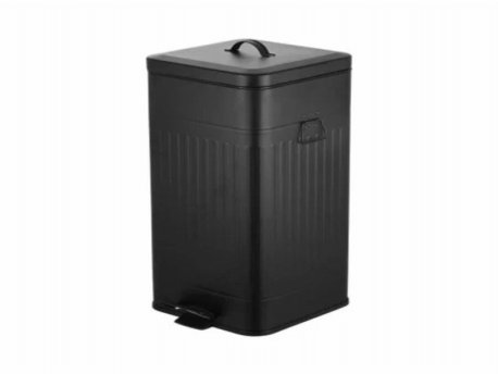 ESTIA Kanta za otpatke metalna sa pedalom (30l crna)