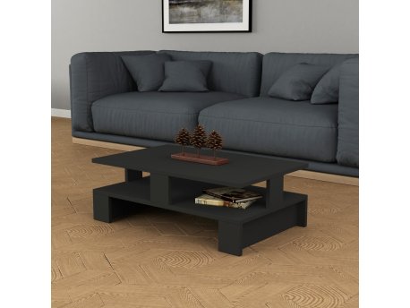HANAH HOME Sto za dnevnu sobu Mansu Anthracite