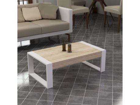 HANAH HOME Sto za dnevnu sobu Retro Oak
