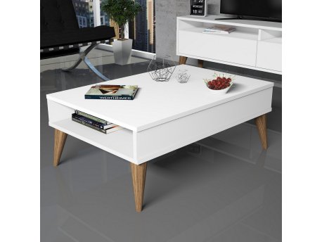 HANAH HOME Sto za dnevnu sobu Best White