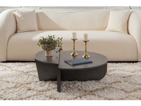 HANAH HOME Sto za dnevnu sobu Orion Anthracite