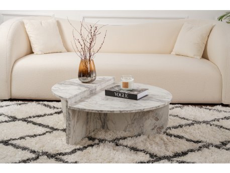 HANAH HOME Sto za dnevnu sobu Orion Freesia Marble