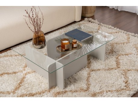 HANAH HOME Sto za dnevnu sobu Flavio Grey
