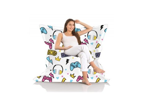 Atelier del Sofa Lazy bag Giant Game Console White