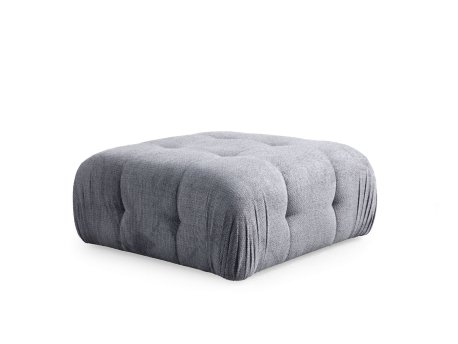 Atelier del Sofa Tabure Amaris Pouffe Grey
