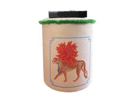 HANAH HOME Tabure Jungle Scar Pouffe Nobleman