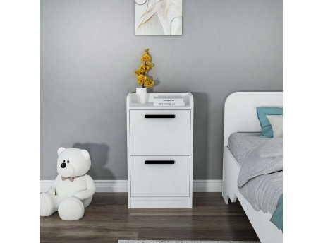 HANAH HOME Noćni stočić Luses White