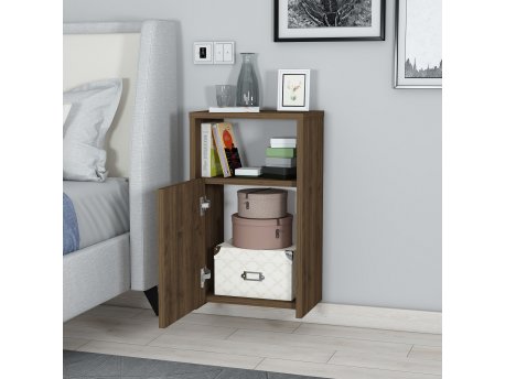HANAH HOME Noćni stočić Fungo Walnut