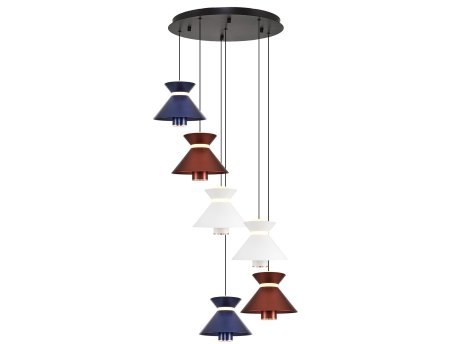 OPVIQ 2803 6A 28 višebojni luster