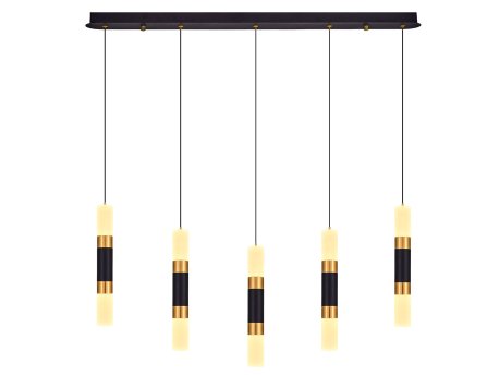 OPVIQ 2810 5AS crni led luster