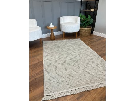 Conceptum Hypnose Tepih (200x290) Dizayn Kare Grey
