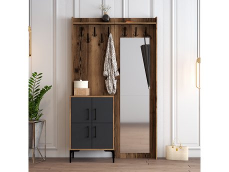 HANAH HOME Berlin BC Walnut Anthracite