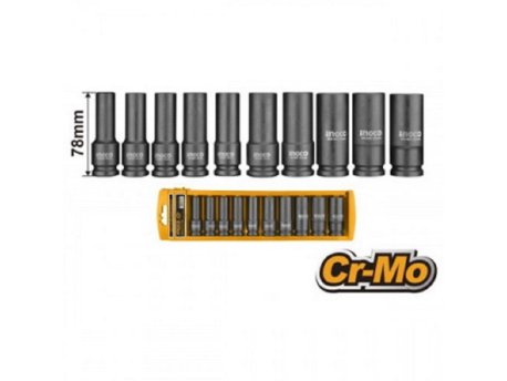 INGCO Set nasadnih ključeva 10/1 1/2'' HKISSD12102L