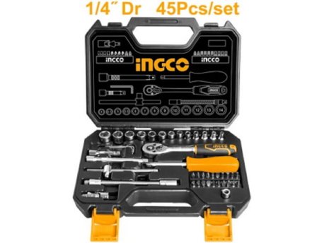 INGCO Set nasadnih ključeva 45/1 1/4'' HKTS14451