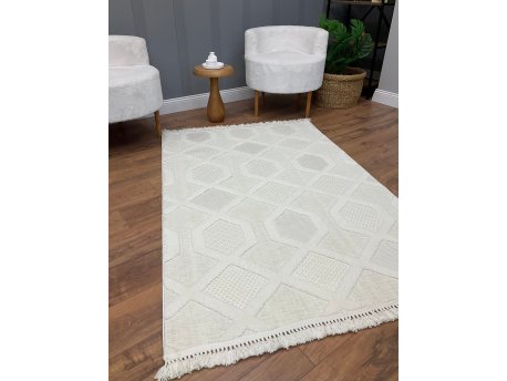 Conceptum Hypnose Tepih (160x230) Tasarım Geometrik Cream