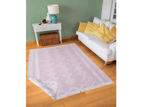 Conceptum Hypnose Tepih (160x230) 23000A White Pink