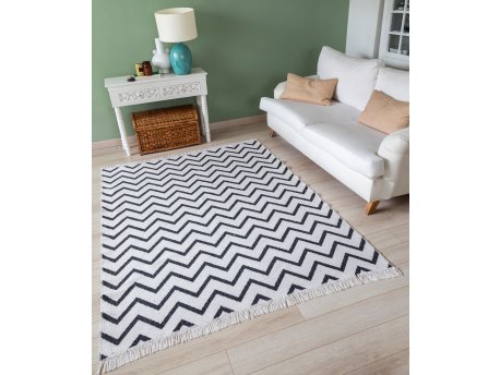 Conceptum Hypnose Tepih (160x230) 23002A White Black