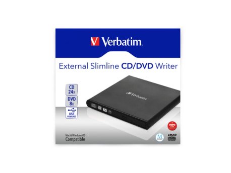 VERBATIM USB DVD+-R/RW SlimLine eksterni rezac 98938
