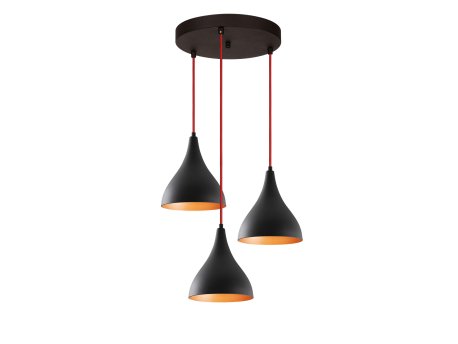 OPVIQ Berceste N 1398 Crno - Crveni luster