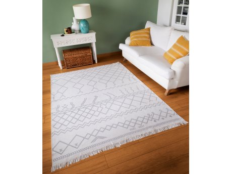 Conceptum Hypnose Tepih staza (80x300) 23001A White Grey