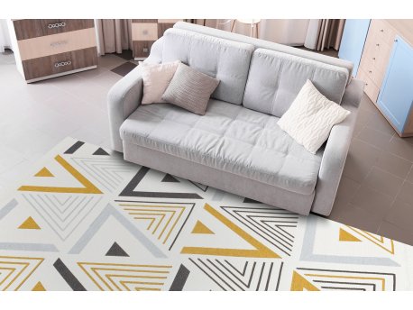 Conceptum Hypnose Tepih staza (80x150) Ar 18 Yellow Grey