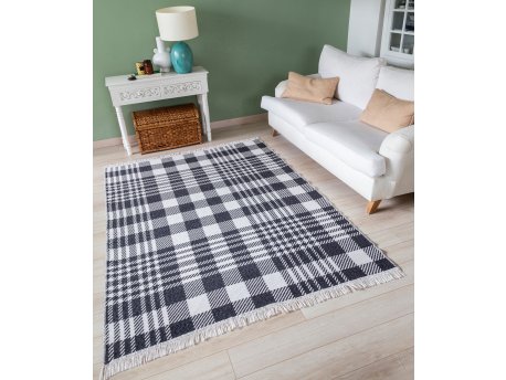 Conceptum Hypnose Tepih staza (80x150) 22991A White Black