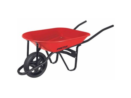 PRETUL Čelična kolica sa stabilizatorima - puna guma 65L