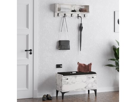 HANAH HOME Lena Carrara Marble