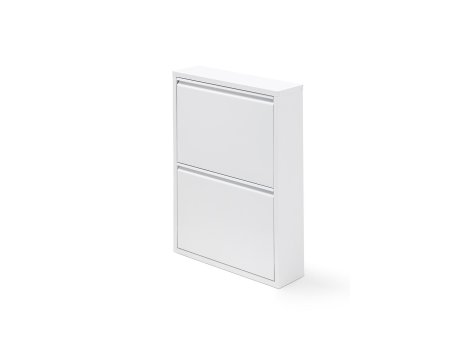 HANAH HOME Metalni cipelarnik beli