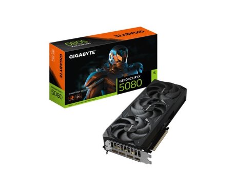 GIGABYTE NVidia GeForce RTX 5080 WINDFORCE OC 16GB 256bit GV-N5080WF3OC-16GD rev. 1.0