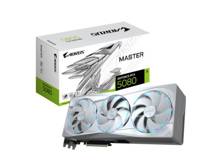 GIGABYTE NVidia GeForce RTX 5080 AORUS MASTER ICE 16GB GV-N5080AORUSM ICE-16GD rev. 1.0