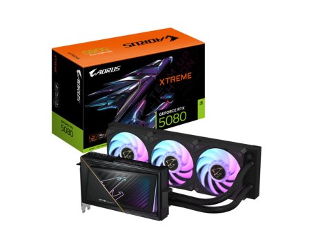 GIGABYTE NVidia GeForce RTX 5080 AORUS XTREME WATERFORCE 16GB 256bit GV-N5080AORUSXW-16GD rev. 1.0