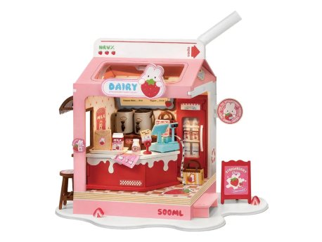 Robotime Strawberry Milk Box