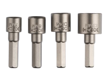 BOSCH BOSCH 4-DELNI SET NASADNIH KLJ. 7 / 8 / 10 / 13 MM