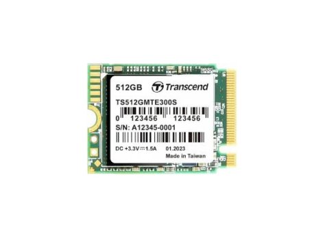 TRANSCEND 512GB 2230 M.2 NVMe Gen 3x4 Tray pack TS512GMTE300S