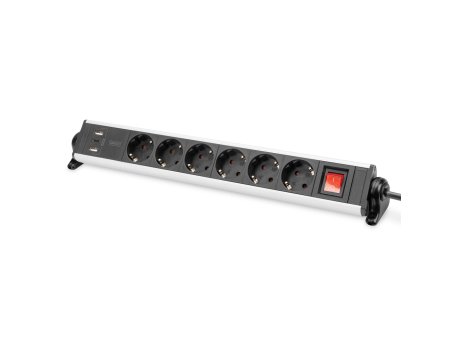 DIGITUS Produžni kabl sa 6 utičnice +3 USB