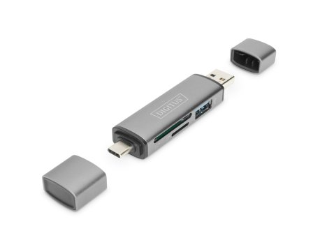 DIGITUS USB-C/A citac kartica i USB-A
