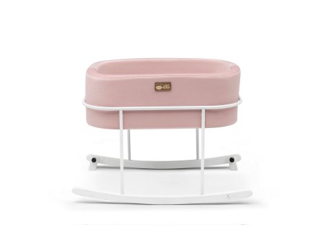 HANAH HOME Hier Metal Pink Bela kolevka za bebe (676HDS1136)