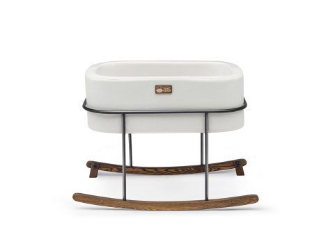 HANAH HOME Hier Metal Bela-Crno kolevka za bebe (676HDS1127)